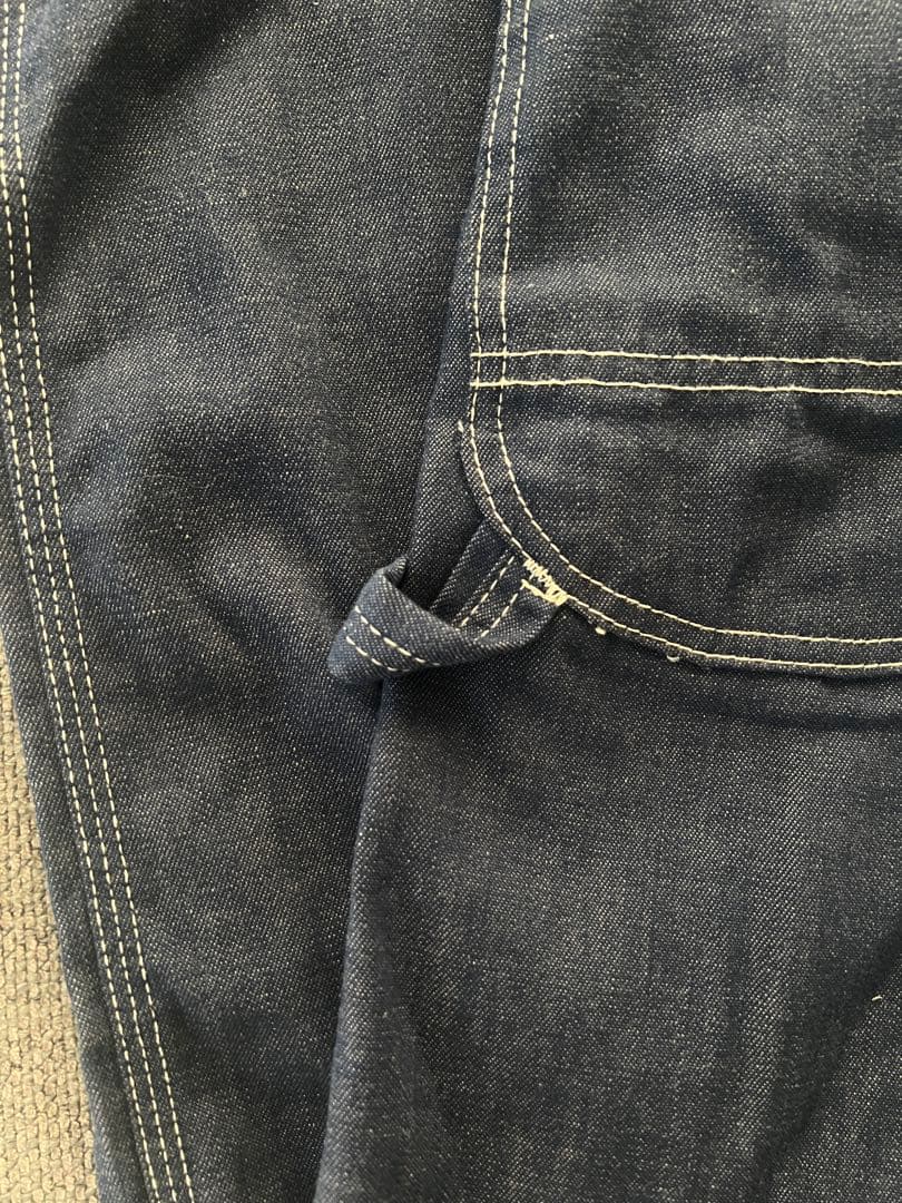 希少 60s70s Lee ヴィンテージインディゴオーバーオール USA製