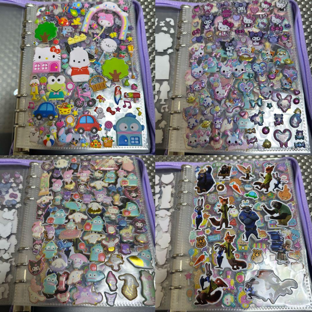 シール帳完成品　ボンボンドロップシール