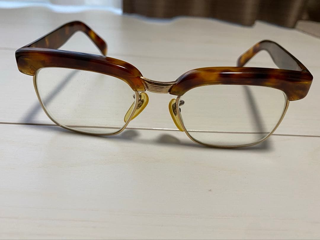 80's べっ甲　メガネフレーム　本鼈甲　鼈甲　眼鏡