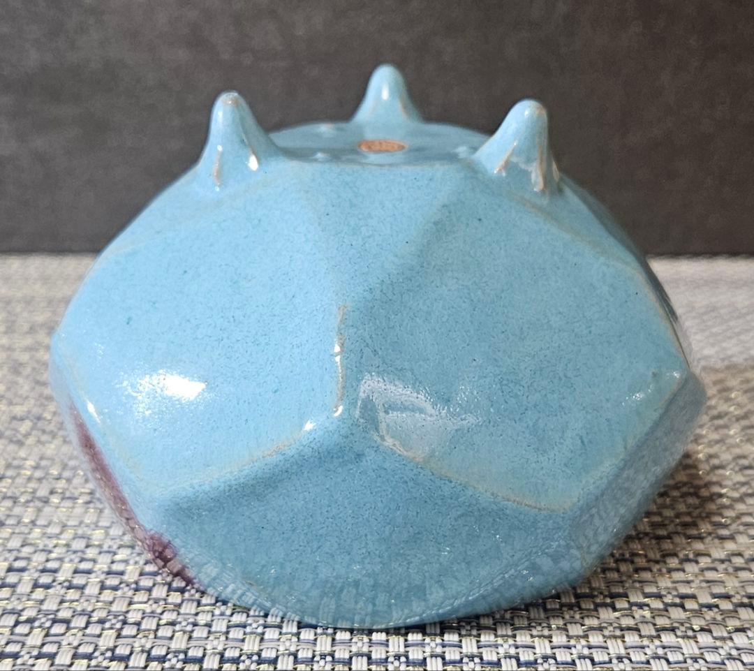 【パリ萬國博覽會大賞受領作家❗】大正時代　名工　井本米泉作　倣 鈞窯　晴彩　香爐