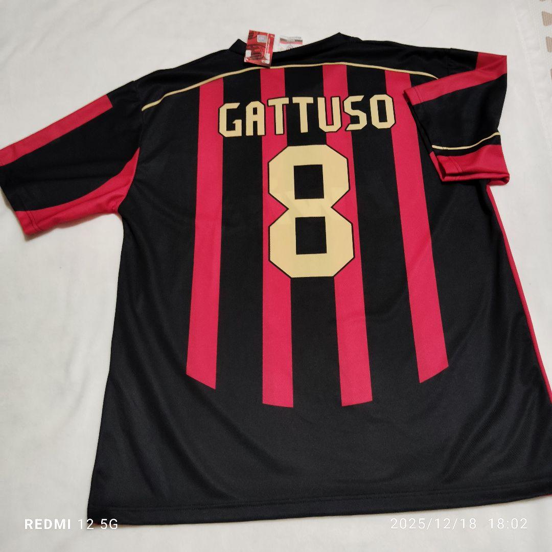 AC Milan Gattuso 8番 ユニフォームシャツ新品タグ付き