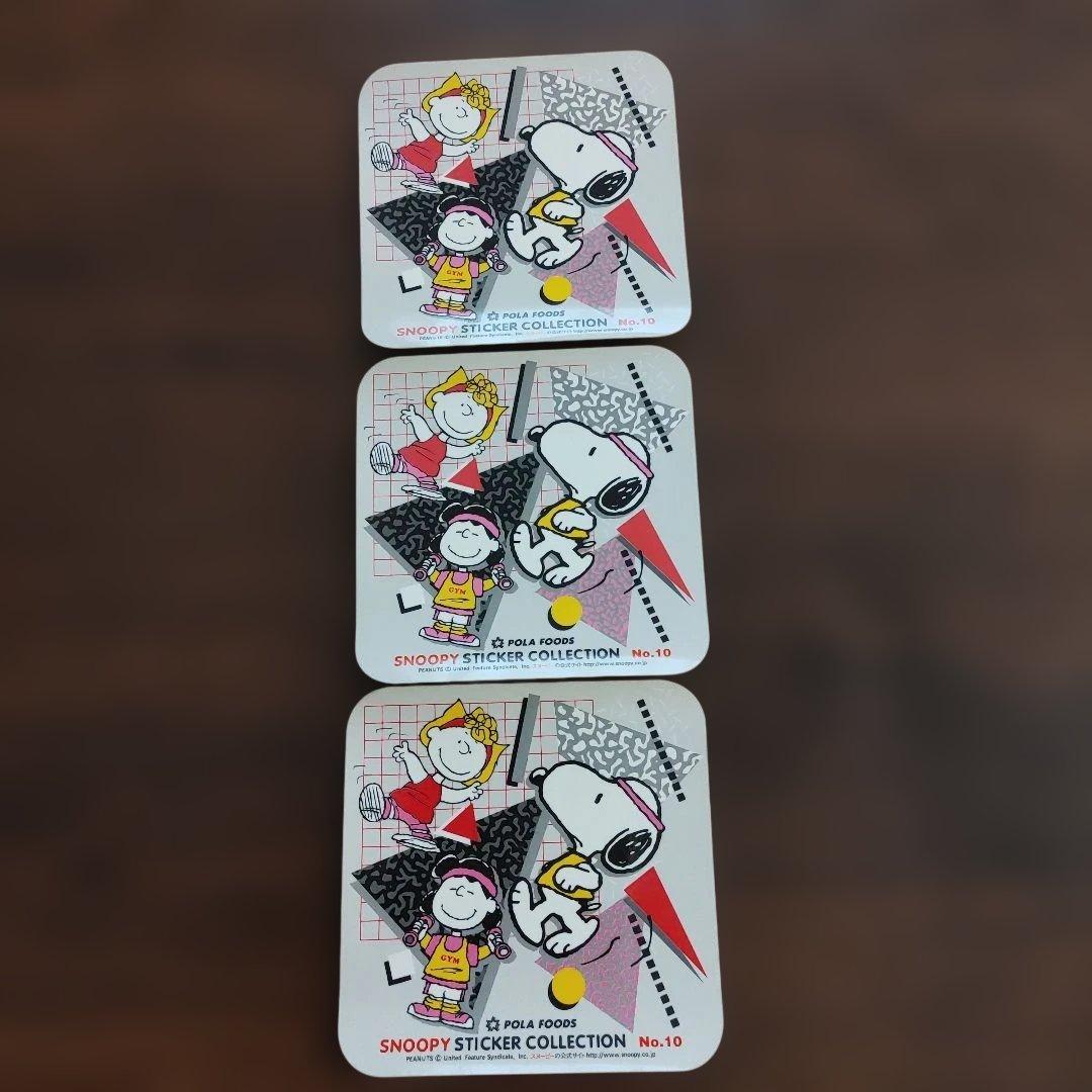 スヌーピー　POLA FOODS　ステッカー