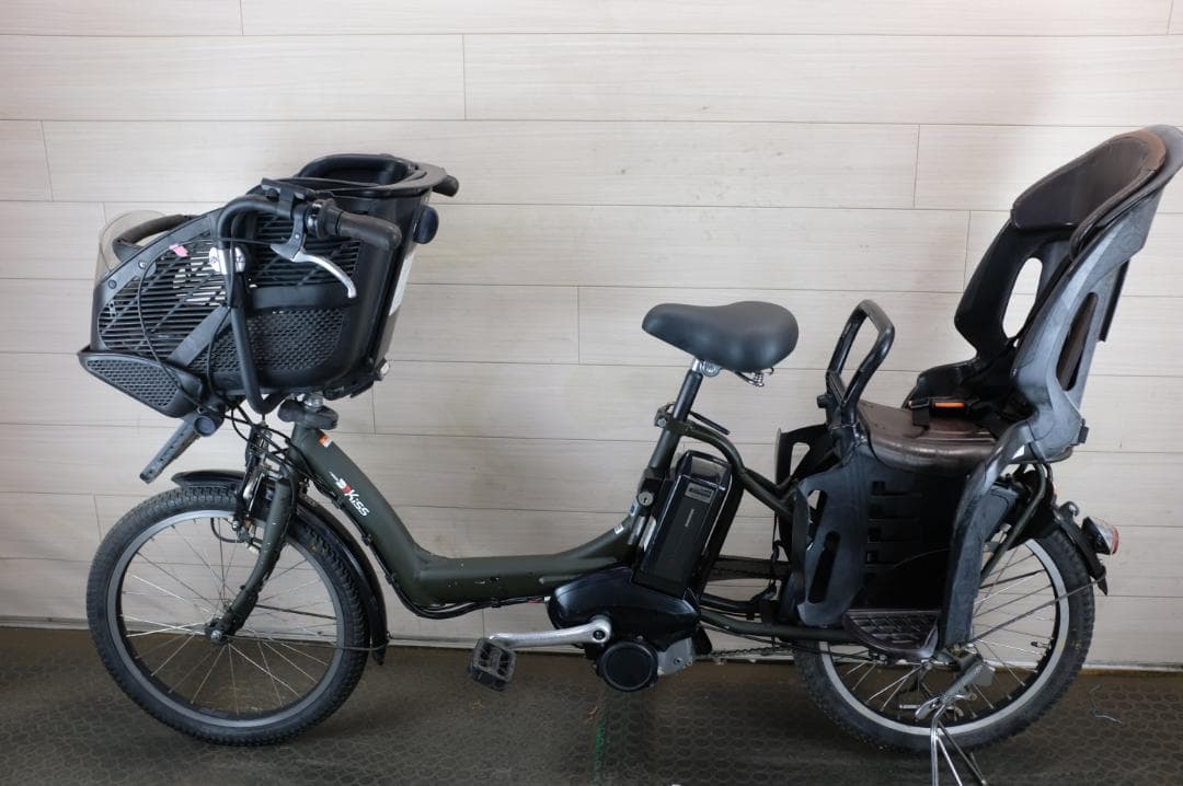 電動自転車 ヤマハPAS　KISS　20インチ　3段　12.8Ah充電器あり