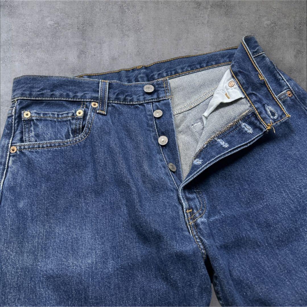 90s-00s USA製 最終期 501 ボタン裏553 サンベニート W34