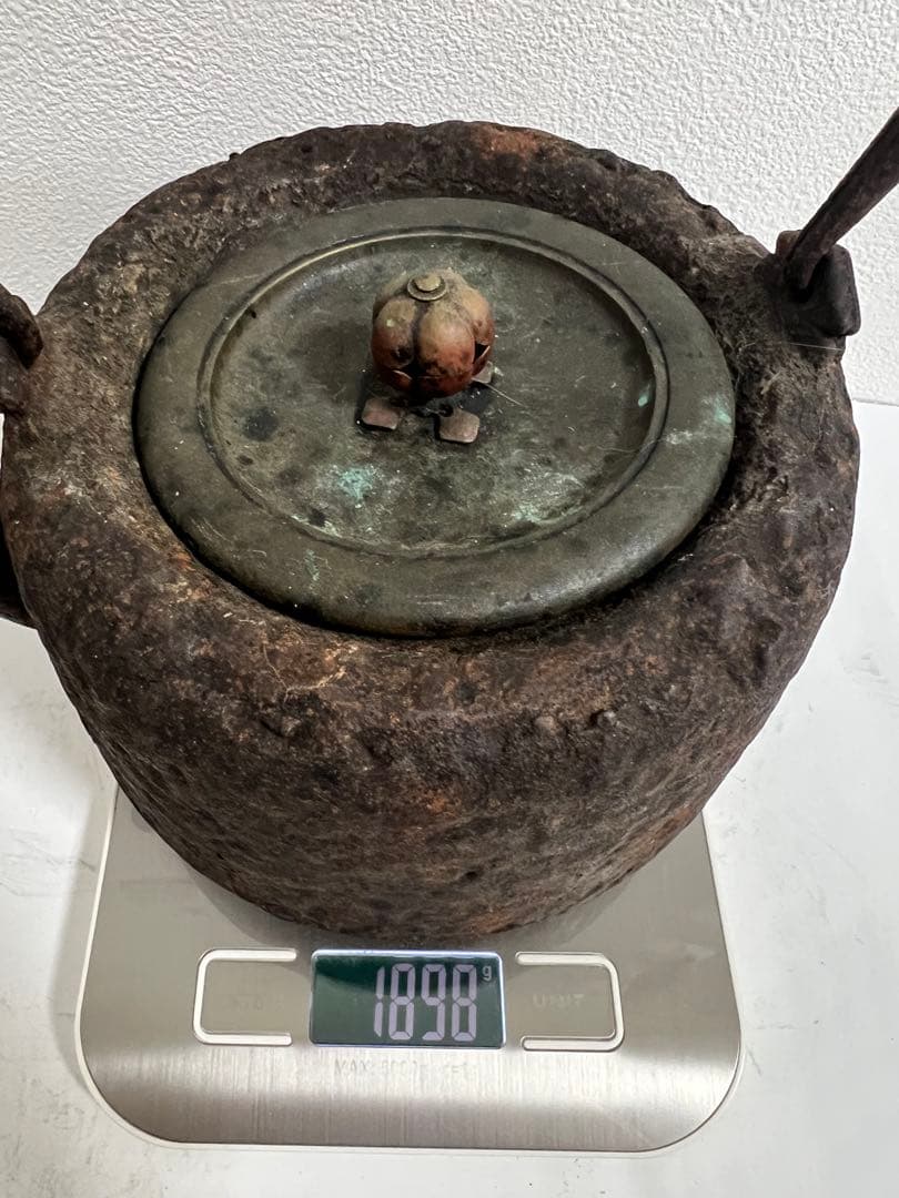 時代物 龍文堂 安之介 小振 鉄瓶 急須 水漏れなし 茶道具 骨董品