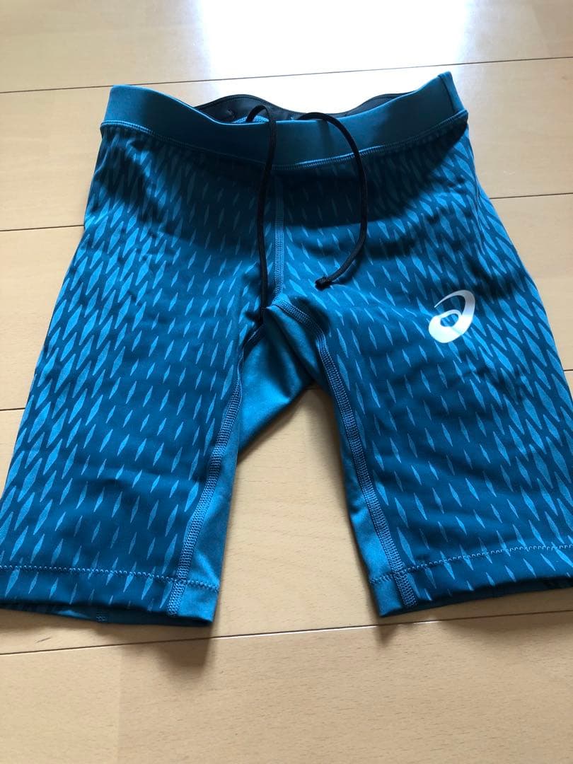 アシックスMOTION MUSCLE SUPPORTスピードポケットタイツ中古品