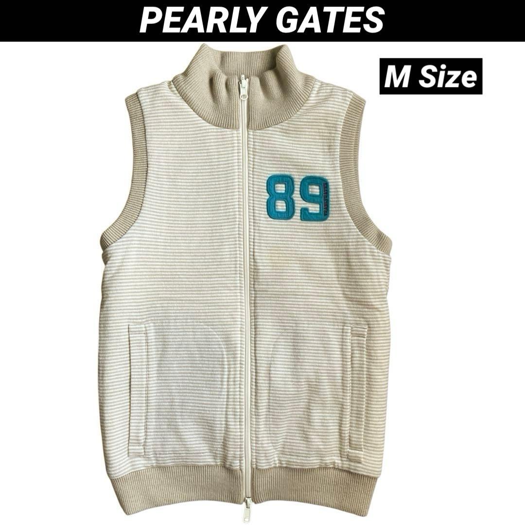 【美品】PEARLY GATES レディース リバーシブル防風ベスト サイズ1