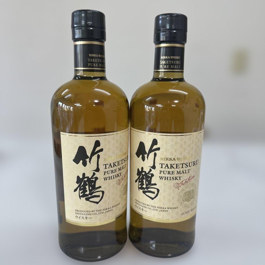 新品　ニッカウイスキー　竹鶴　ピュアモルト　700ml 2本セット
