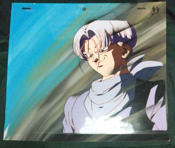 ドラゴンボールGT トランクス 背景付きセル画 動画 タイムシート付き