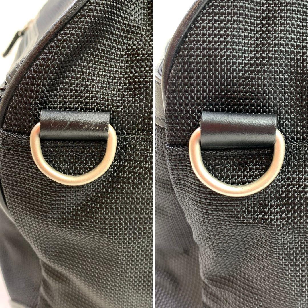 バーバリーゴルフ 2way ボストンバッグ ブラック ロゴ　大容量