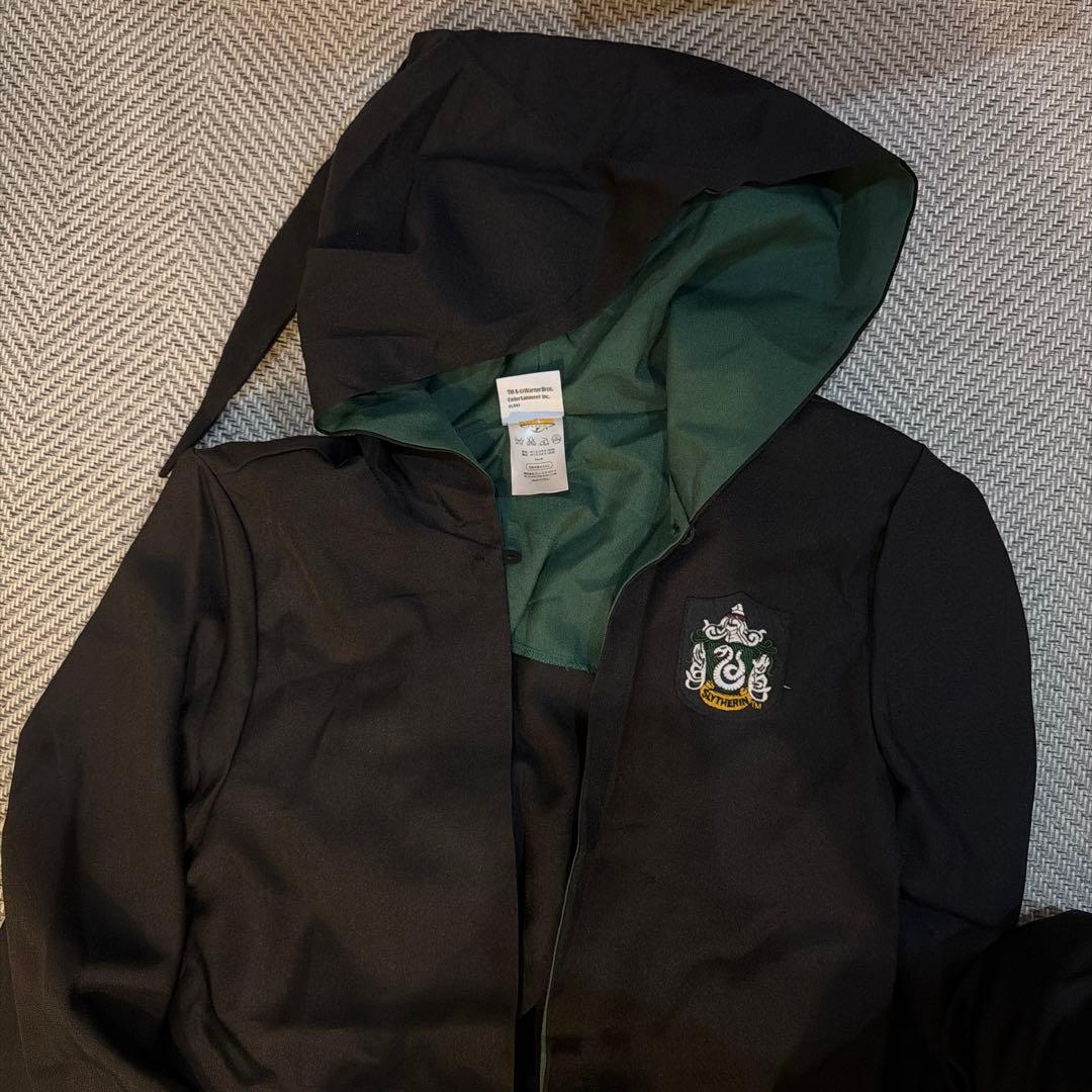 USJ公式 ユニバ ハリーポッター スリザリン ローブ M ネクタイ つき