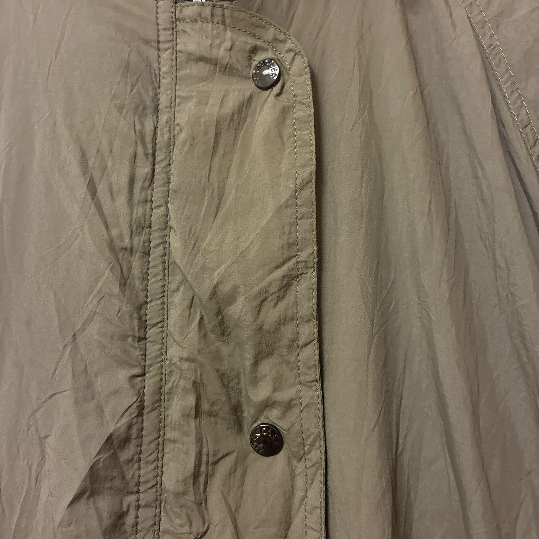 MONCLER オリーブ ロングコート ダウン アウター モッズコート
