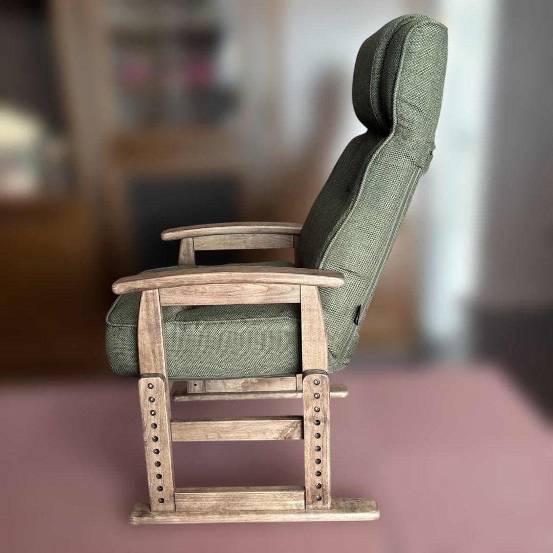 エムール　高座椅子　かなた　無段階リクライニングチェア