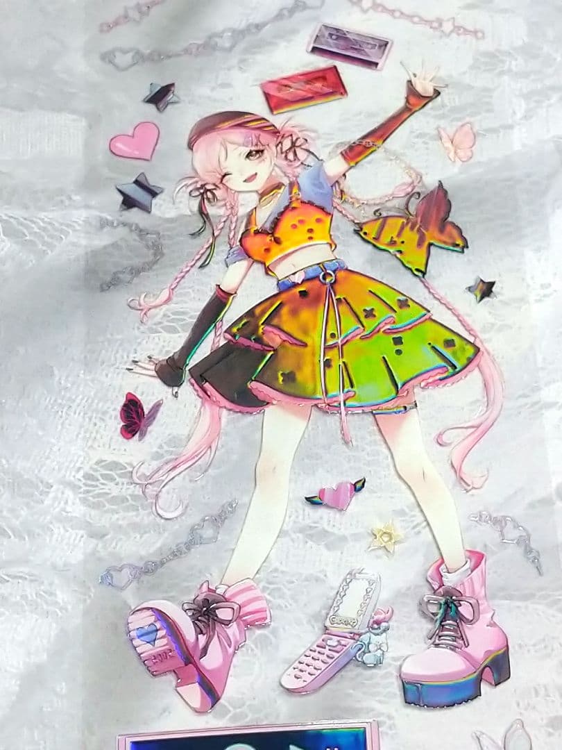 ✩のこり２✩J720＃回到2002(炫彩)切り売り海外人物マステ女の子