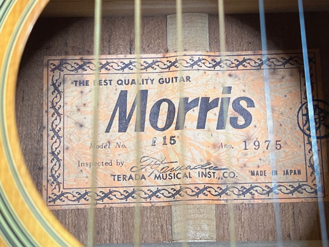 ジャパビンMorris モーリスF-15 1975年 寺田楽器