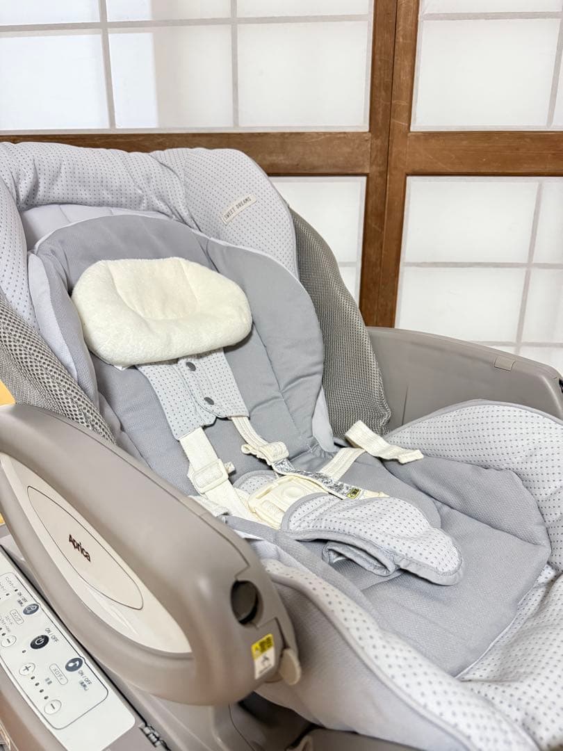 美品 ユラリズム　オート AC Aprica ハイローベッド&チェア