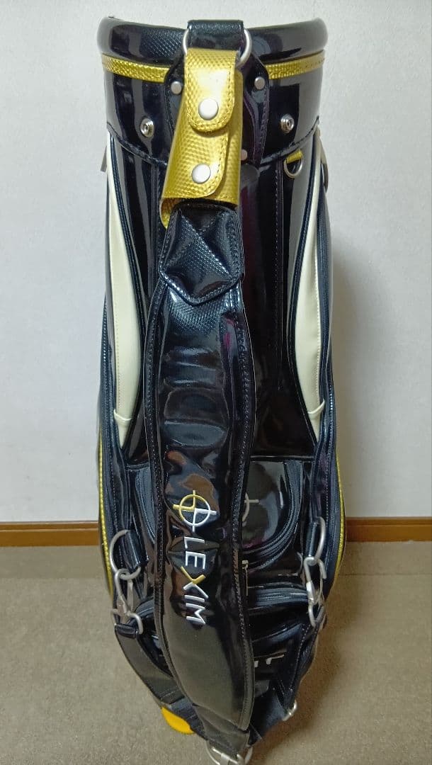 メンズ　キャディバッグ　LEXIM 3点式　黒