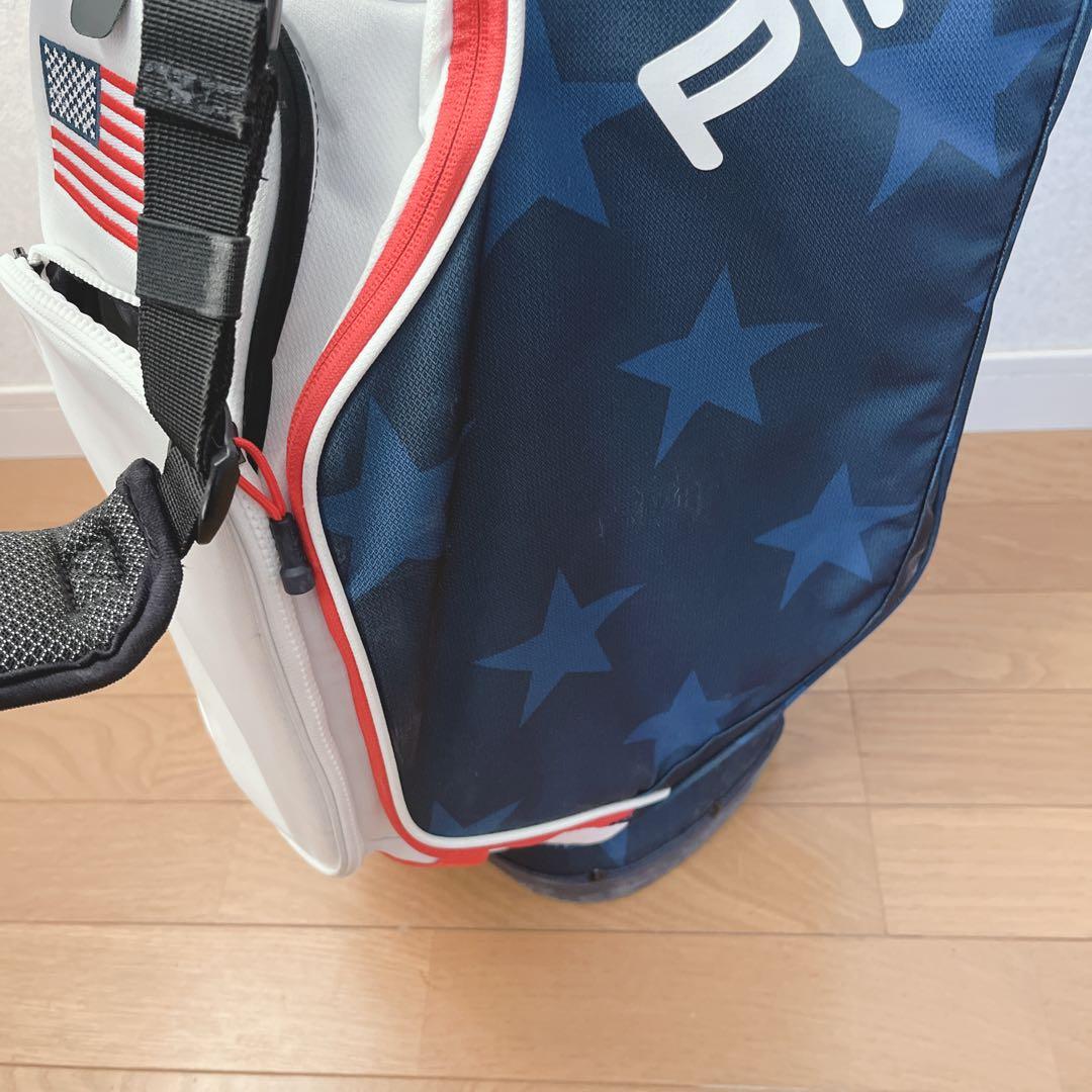 K093 美品！PING スタンド式キャディバッグ Hoofer Lite 軽量