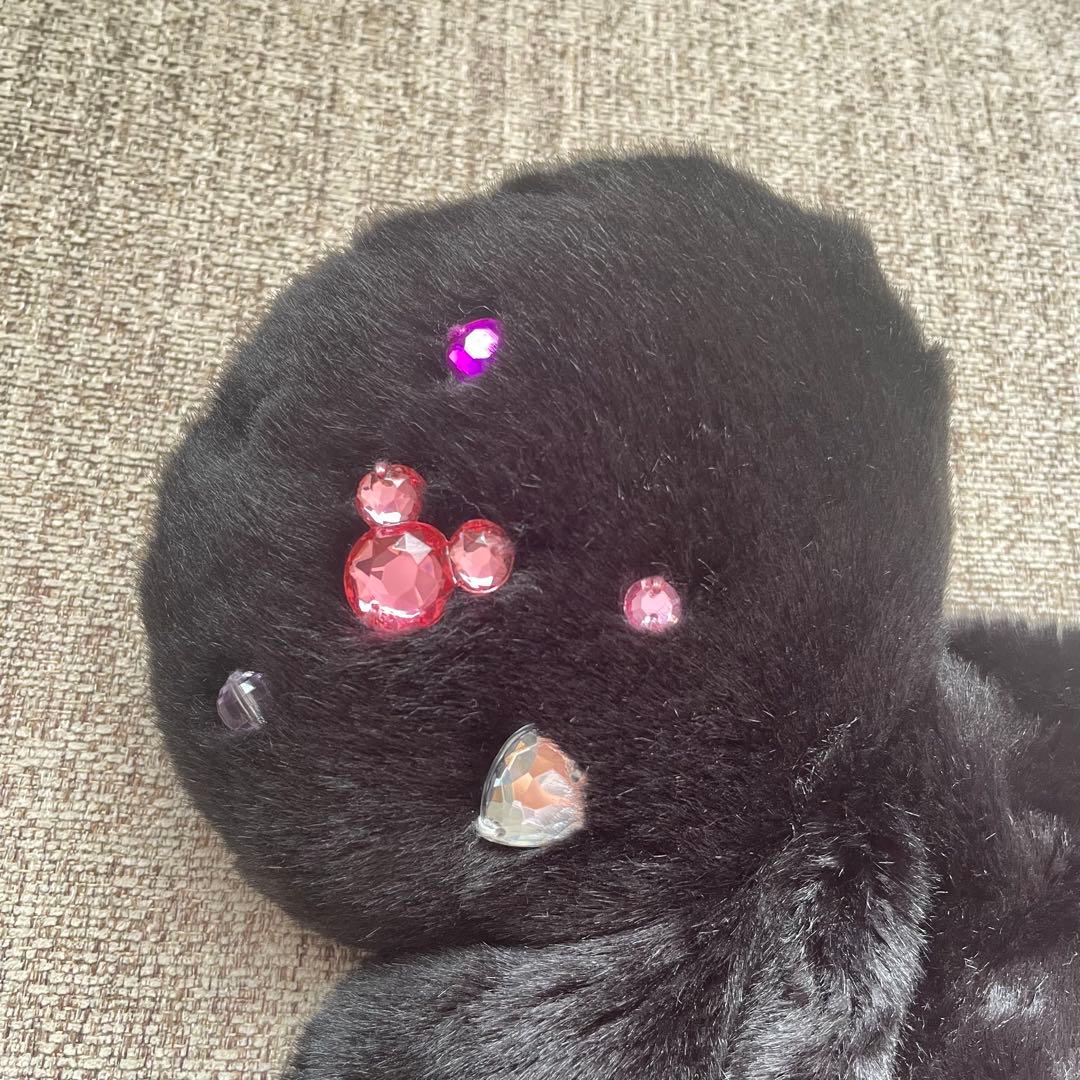 Disney ディズニー　ミニー　ファンキャップ　黒