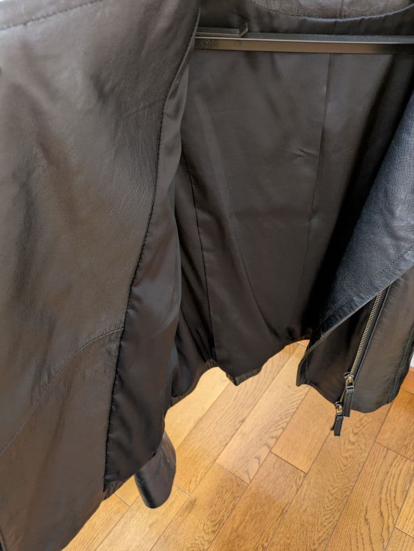 グレースコンチネンタル　ラムレザージャケット　ブラック 38 Mサイズ