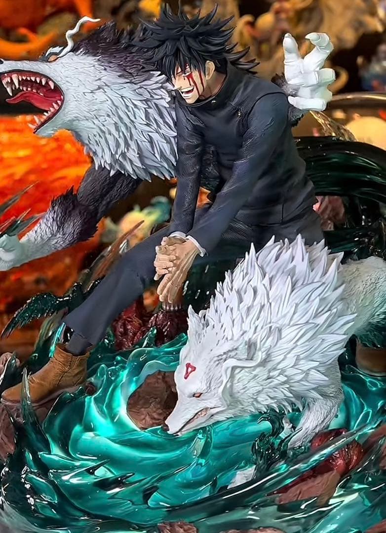 呪術廻戦 伏黒・恵 デヴァイン犬 フィギュア ガレージキット