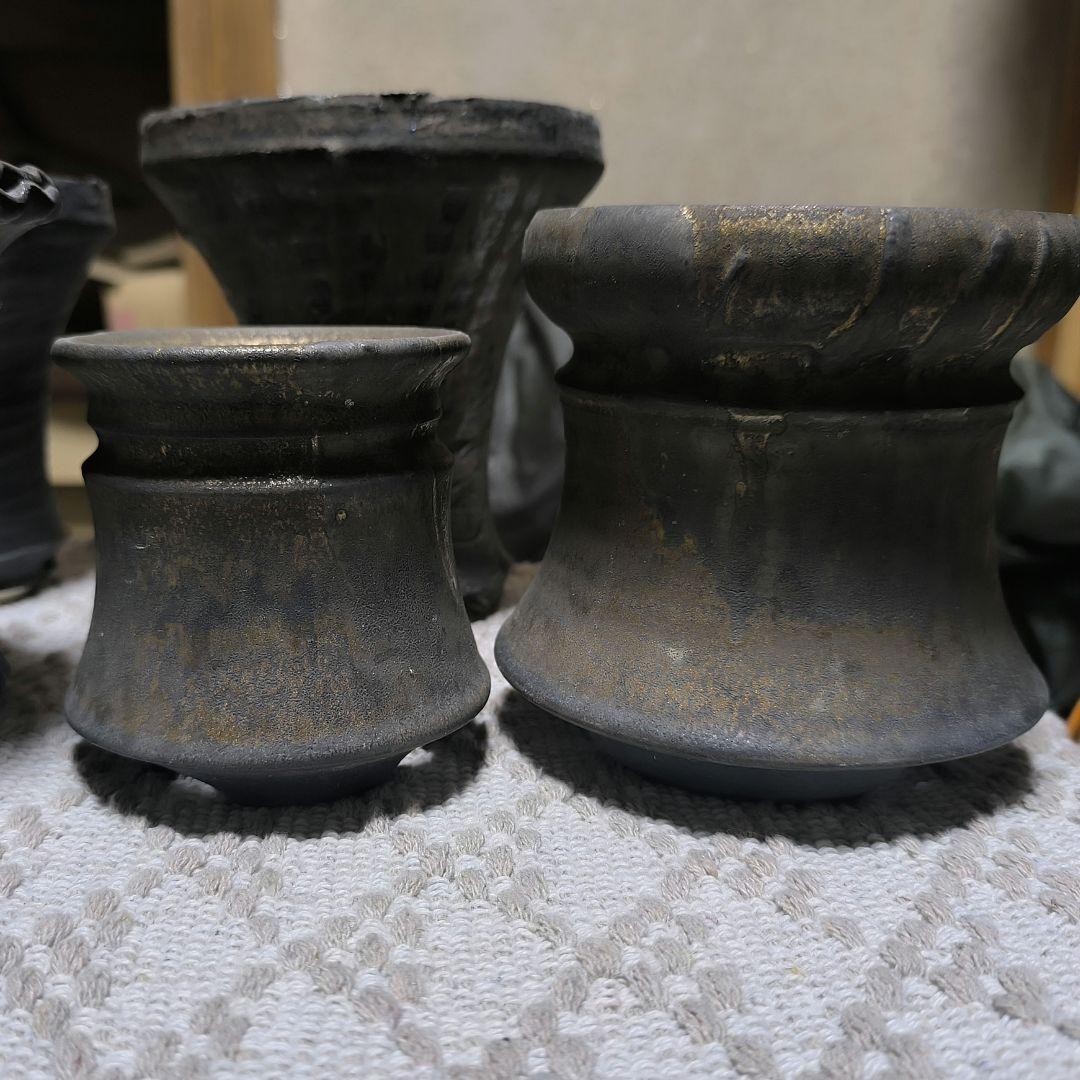 笠間焼 陶器鉢 陶炎祭 植木鉢 7個セット