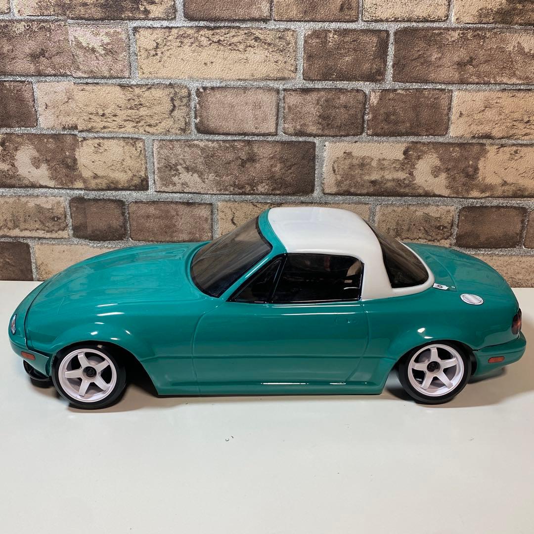 京商　RC　フェーザーD2　シャーシのみ　ボディ、タイヤ付き　ドリラジ　ドリフト