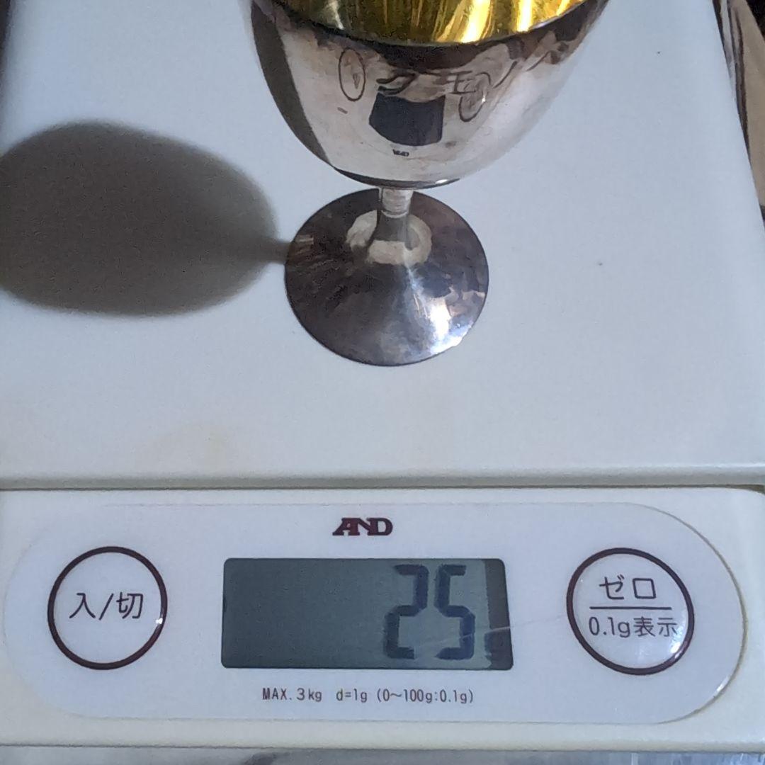 純銀　第17回日本ダービー　優駿記念　クモノハナ　銀杯　競馬グッズ　アンティーク