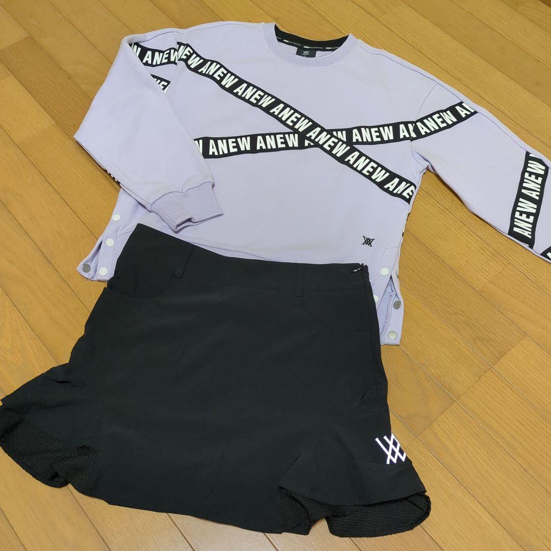 ANEW 　トレーナー　スカート　セットアップ