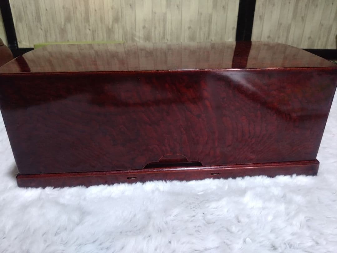 【希少極上】高級瑪瑙　碁石　未使用品/特注漆塗り碁笥/欅碁笥ケース付