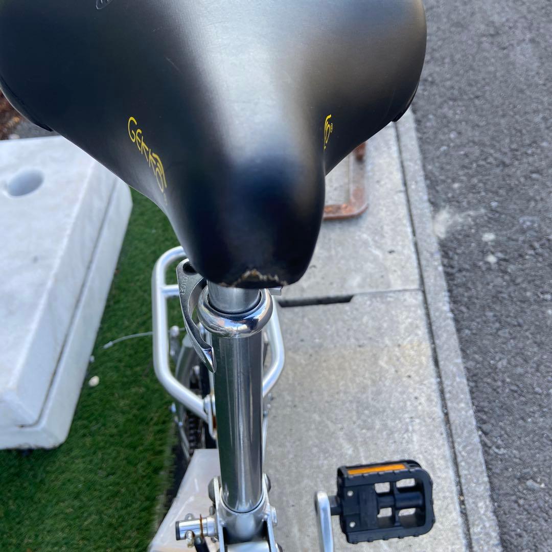 GEKKO ゲッコウ⭐️折りたたみ自転車　シルバー　【3614】