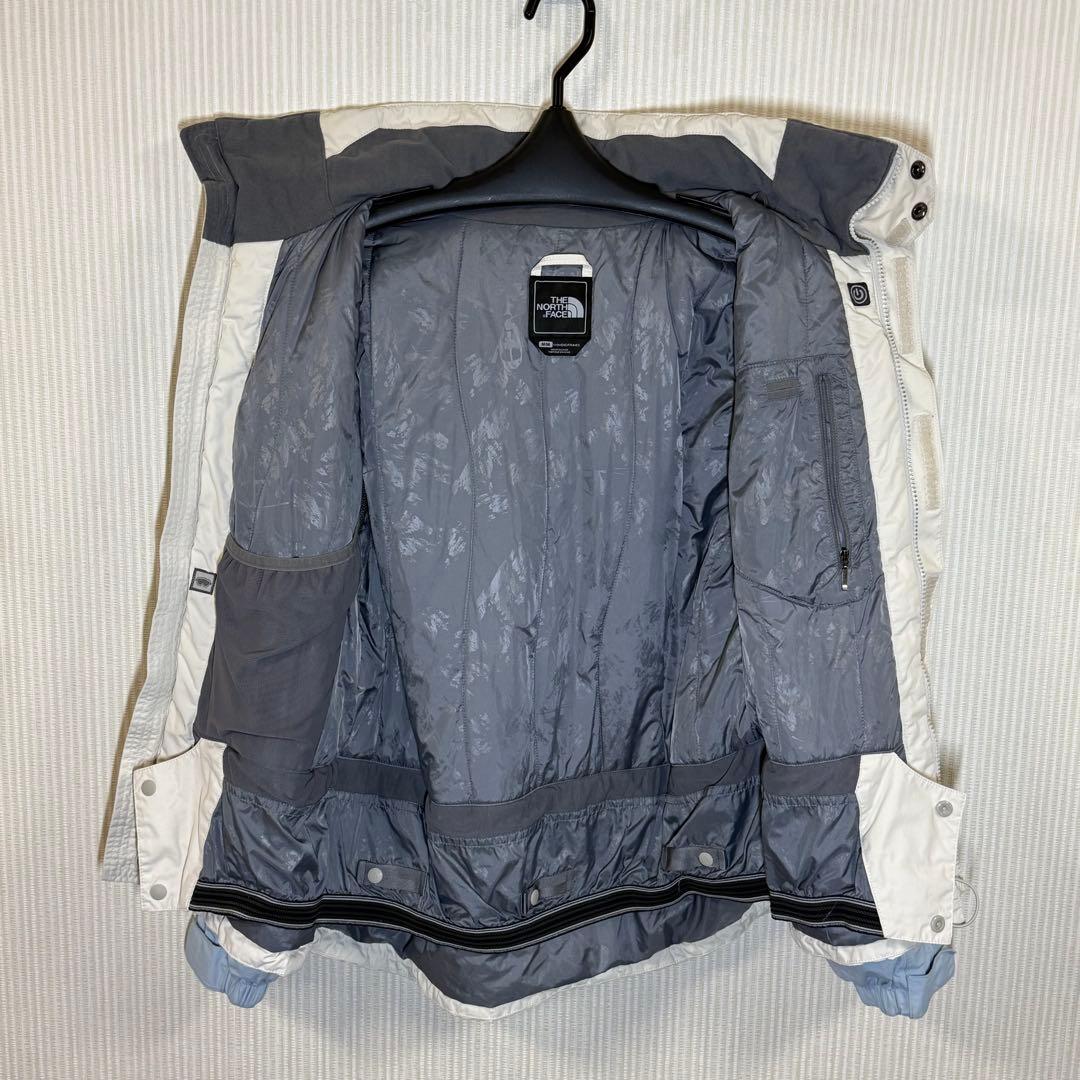 （美品）ザ・ノースフェイスUS古着　スノーウェア　水色/アイボリー　レディースM