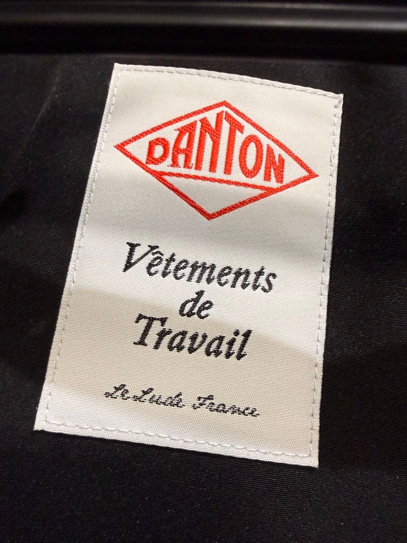 DANTON ダントン ブラック フード付き ダウンジャケット／中綿ジャケット