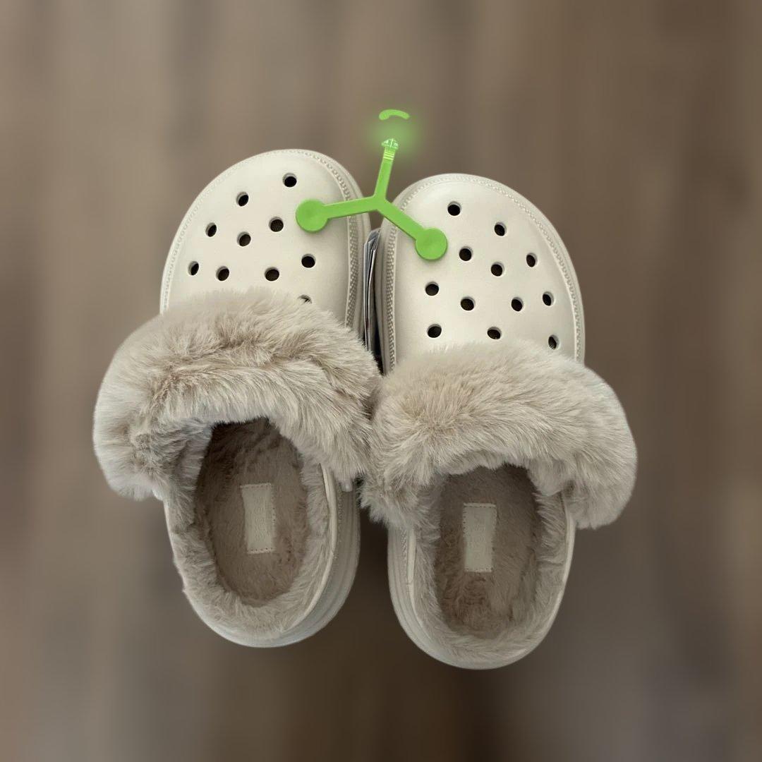 クロックス　ストンプラインドクロッグボア　23cm