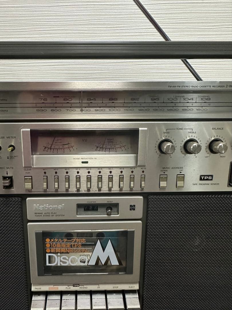 美品未使用近い！NationalナショナルRX-5700ラジカセメンテナンス済み