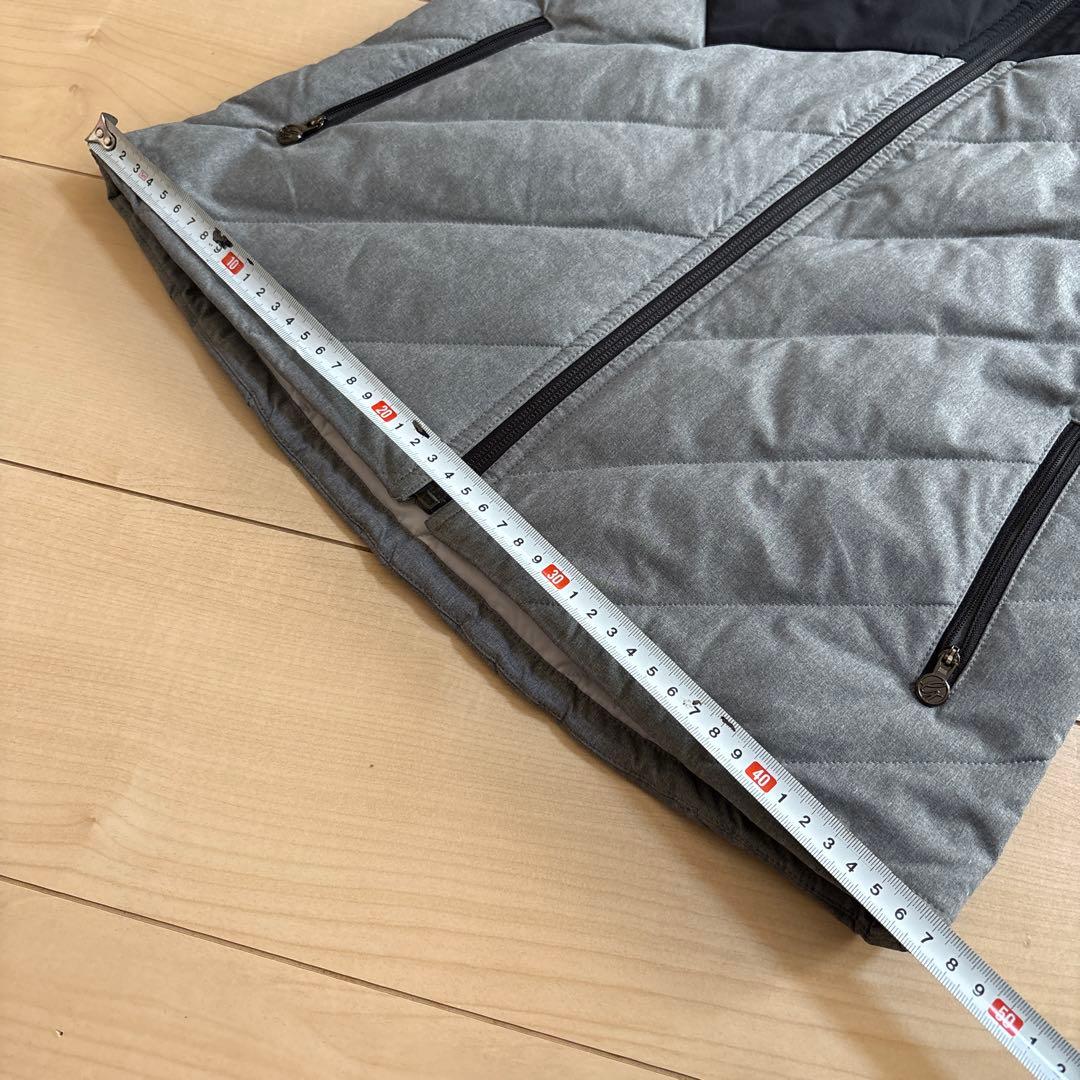 デサント　DESCENTE ゴルフ　中綿　ダウン90% ジャケット　M グレー黒