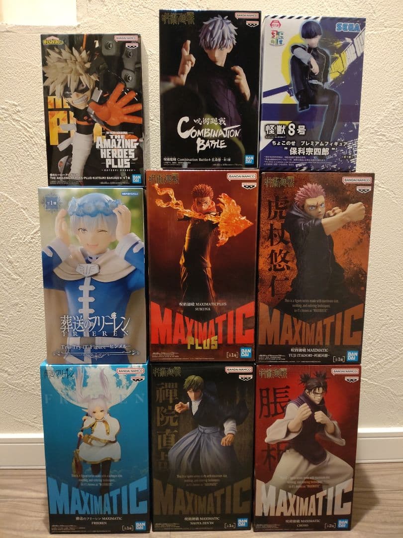 呪術廻戦フィギュア　宿儺　脹相maximatic　禪院直哉　フリーレン　爆豪　他