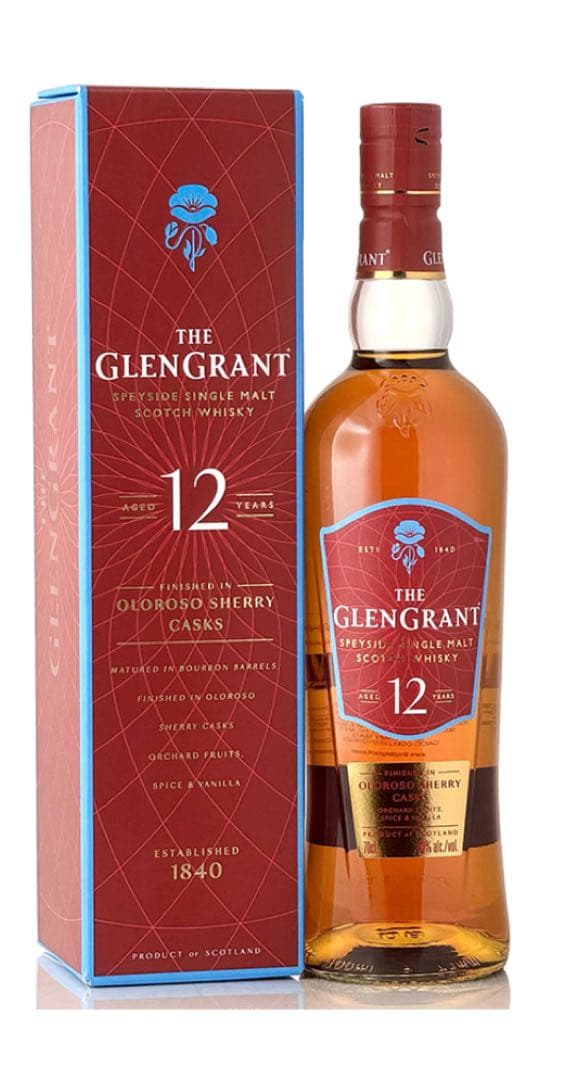 グレングラント 12年 シェリーカスクフィニッシュ 700ML 正規品