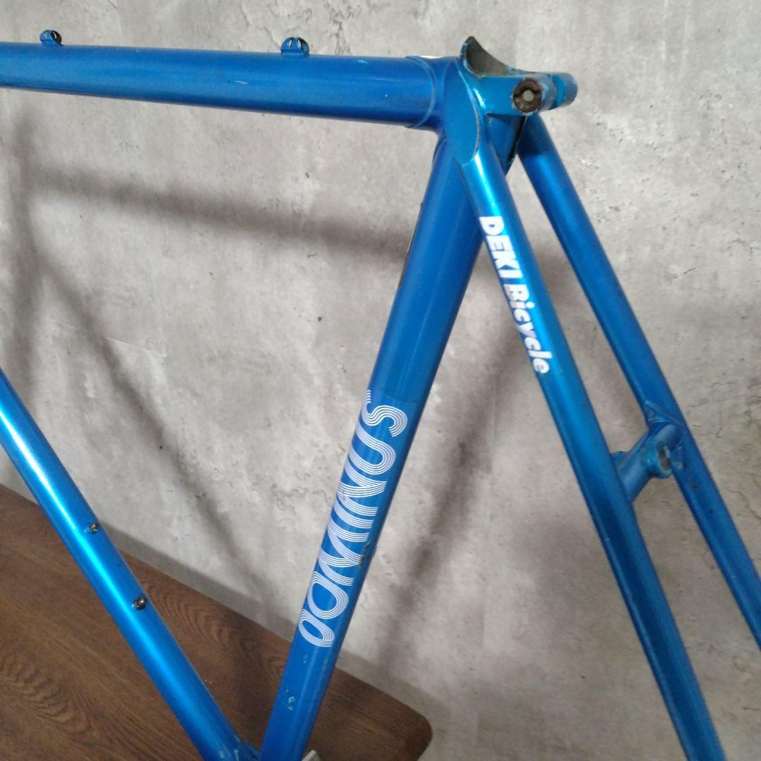 出来鉄工所 デキ バイシクル ドミナス クロモリロードフレーム 石渡019