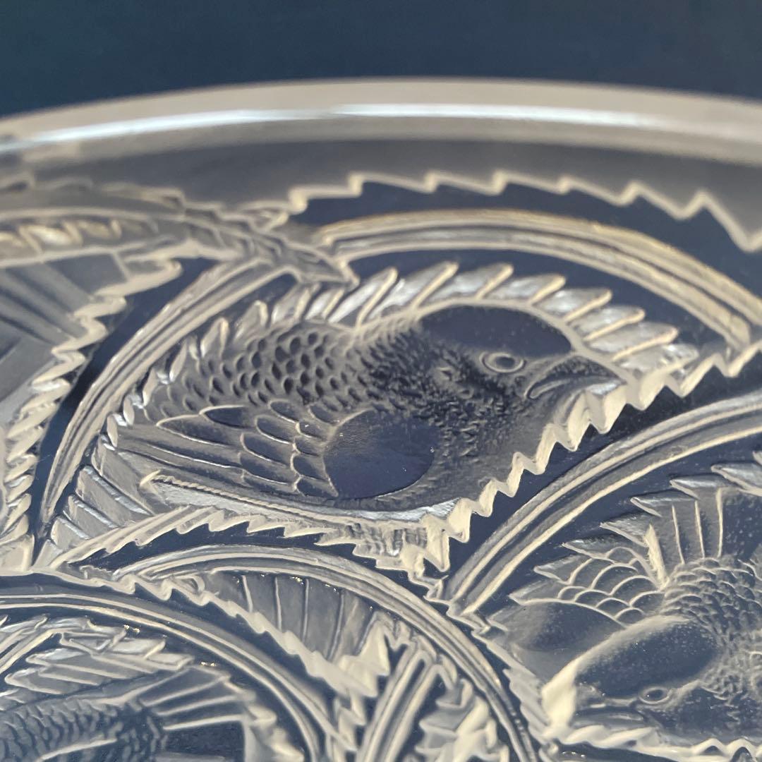 ルネ・ラリック　R.LALIQUE　PINSONS ボウル雀文鉢直径23.5cm