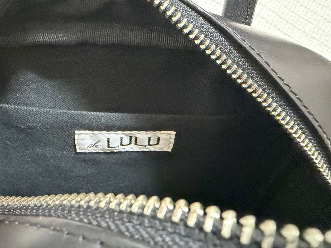 バッグ edit for lulu abc leather mini bag