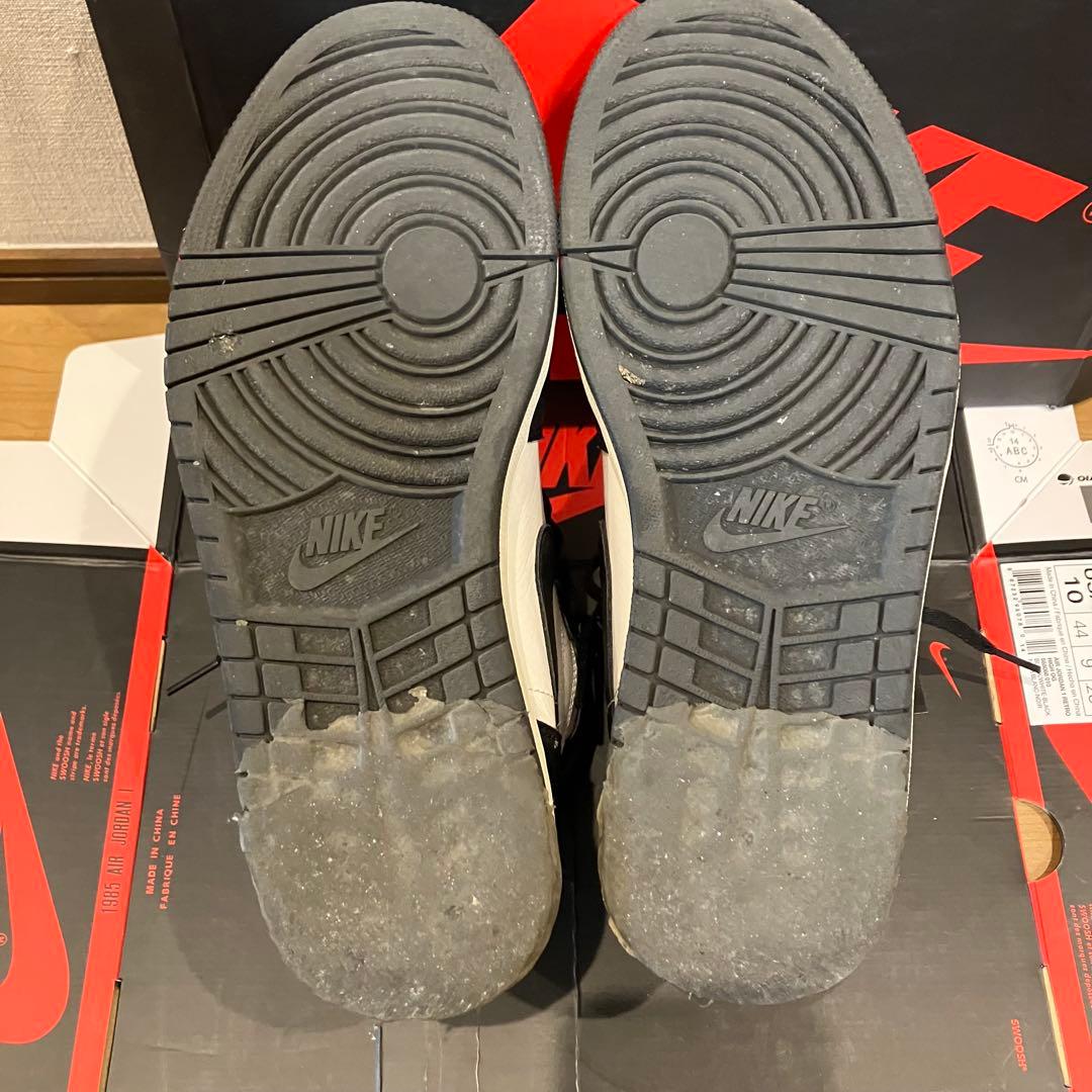 2014年 NIKE AIR JORDAN 1 Black/White 28cm