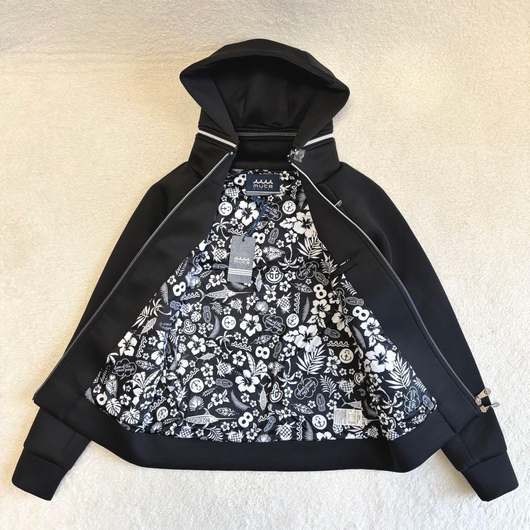 muta marine ムータ ボンディング素材 フーディ ジャケット パーカー