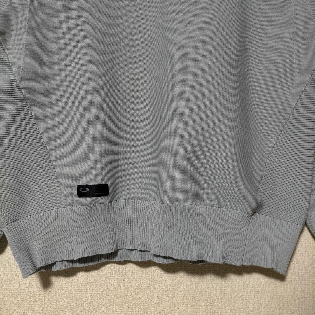 オークリー OAKLEY ニット トレーナー モックネック スカル 刺繍 ゴルフ