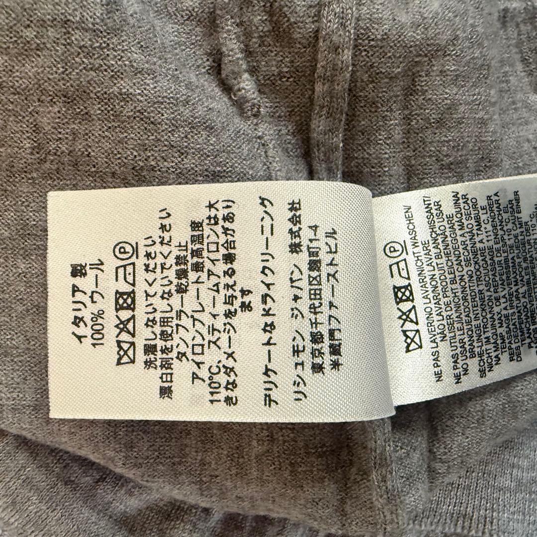 dunhill ダンヒル タートルネックニット グレー ウール100% 美品