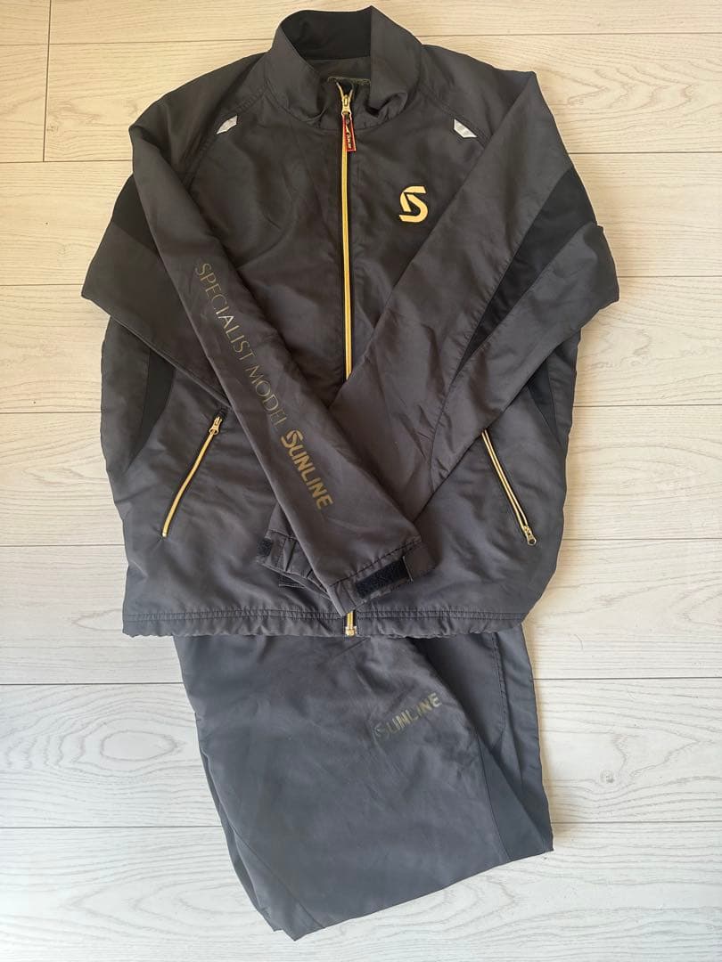 サンライン STW-3208 サラサラDRY アウタースーツ 上下 サイズ M