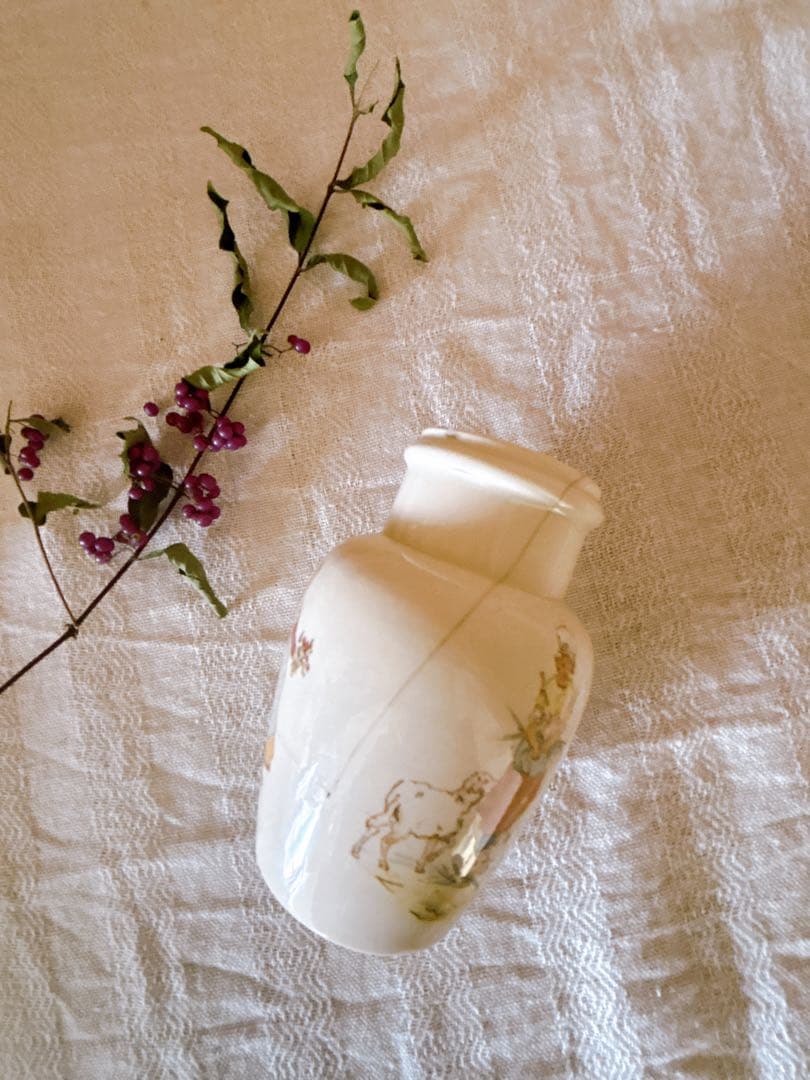 フランスアンティーク　K&G Lunéville マスタードポット①