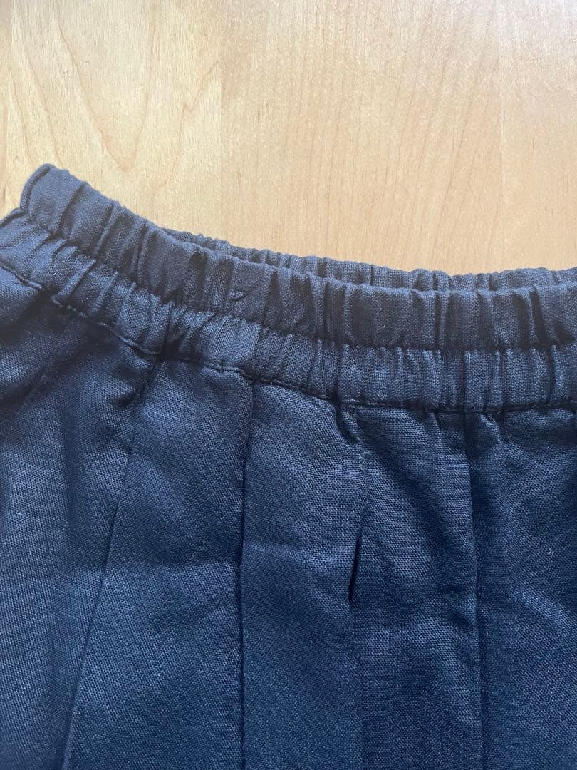 foglinenwork キナル 金子敦子さんコラボ ごきげんパンツ ブラック