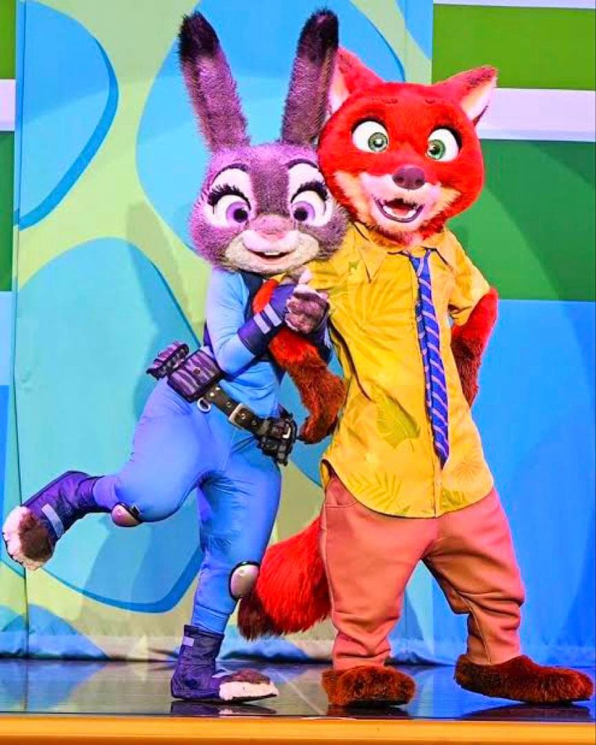 ズートピア Fluffy Puffy ニック ＆ ジュディ ポリスコスチューム