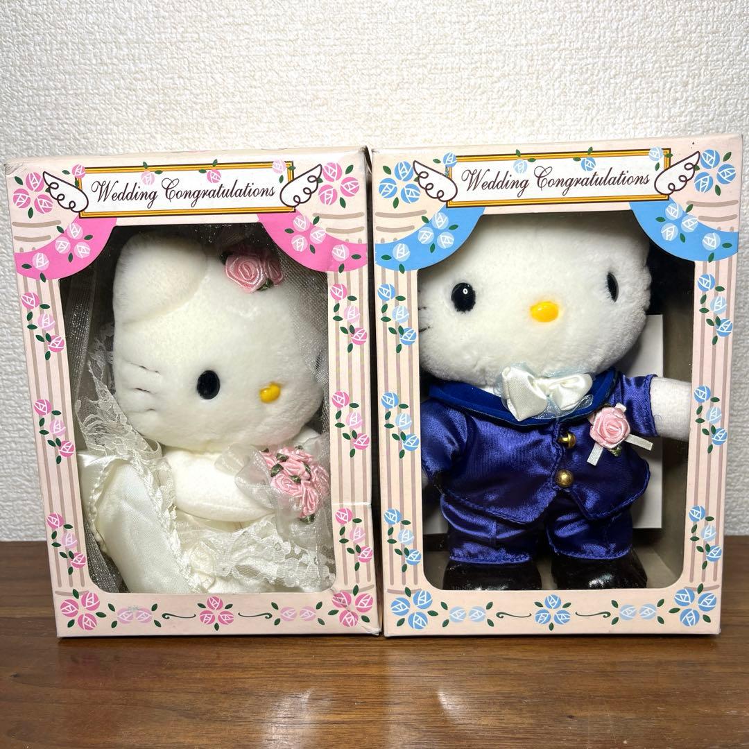 キティ、ダニエル　ウエディングぬいぐるみセット